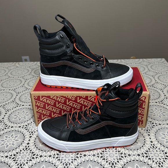Vans Other - Vans Sk8 Hi boot Mte 2 black spicy orange